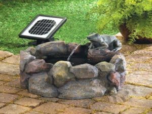 Solar Powered Water Fountain