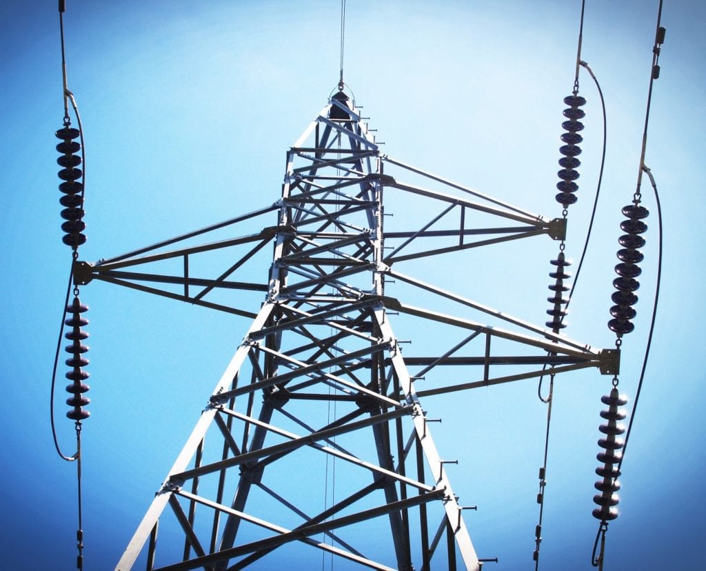 utility power line electrical tower