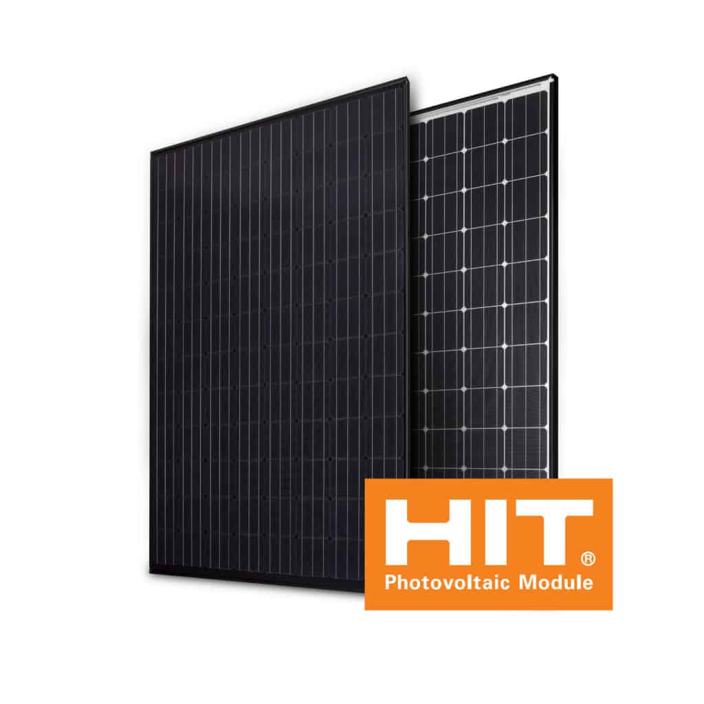 Panasonic all black solar panel pv module HIT