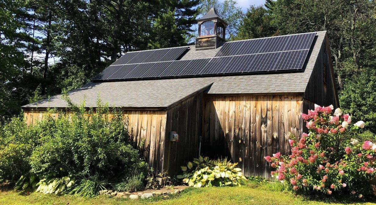 Solar Install Small Barn Roof