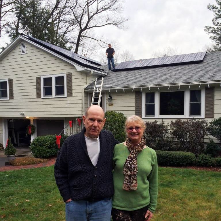 Solaris Renewables Customers Jan and Claire – Westwood, MA