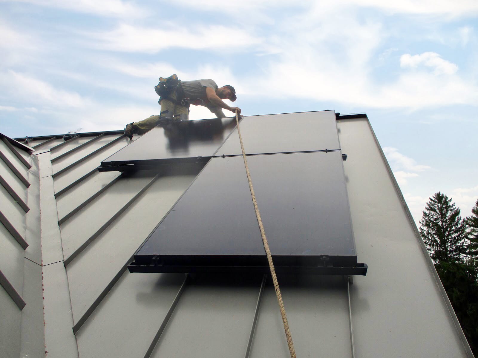 solar panel installation